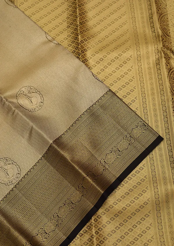 Gold_Dharmavaram_Tissue_Silk_Saree