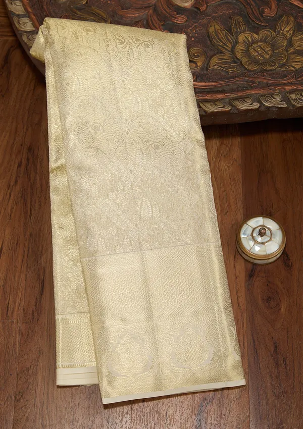 Off_White_Dharmavaram_Tissue_Silk_Saree