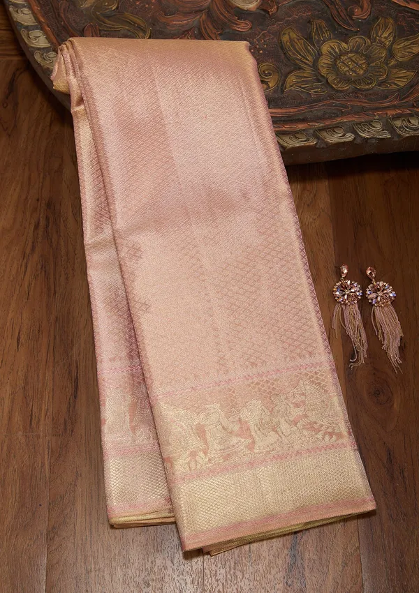 Pink_Dharmavaram_Tissue_Silk_Saree