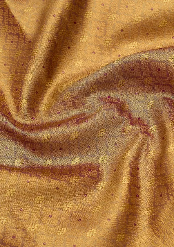 Gold_Dharmavaram_Tissue_Silk_Saree