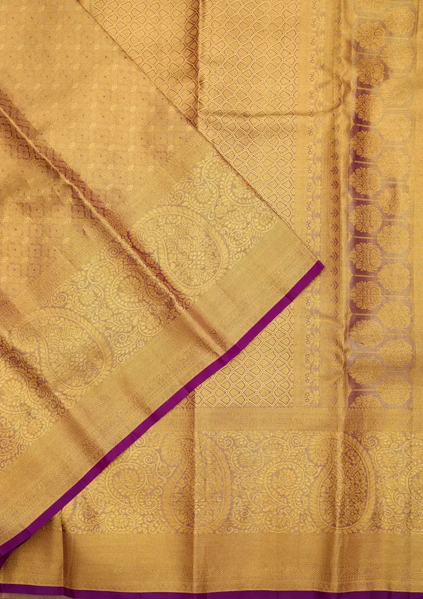 Gold_Dharmavaram_Tissue_Silk_Saree