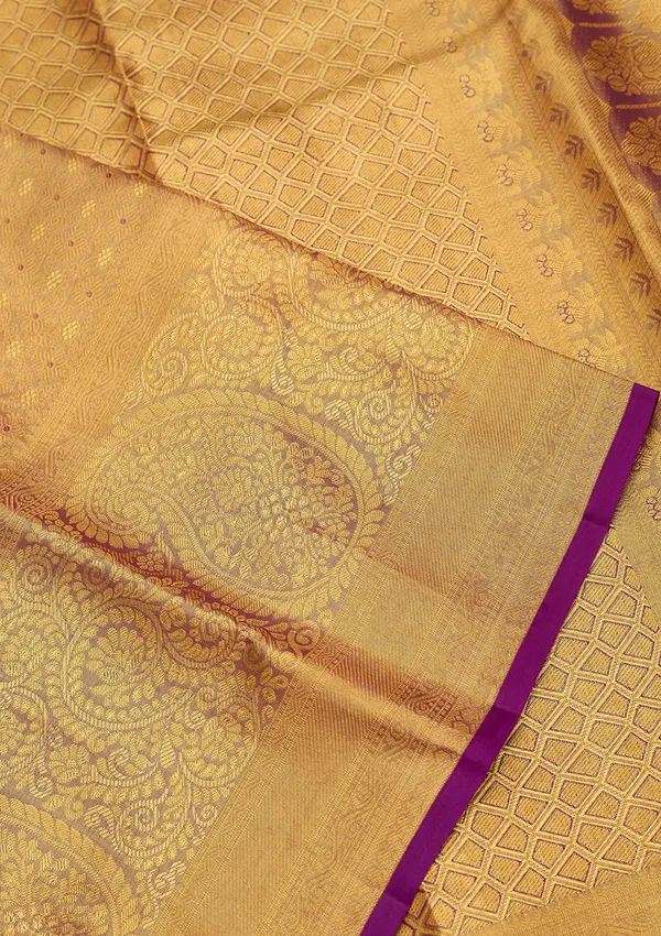 Gold_Dharmavaram_Tissue_Silk_Saree