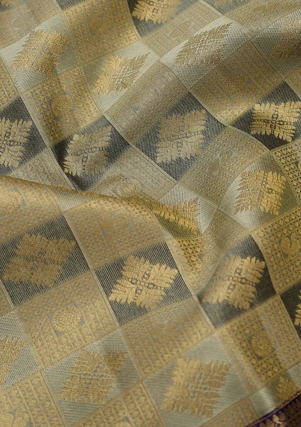 Sea_Green_Dharmavaram_Tissue_Silk_Saree