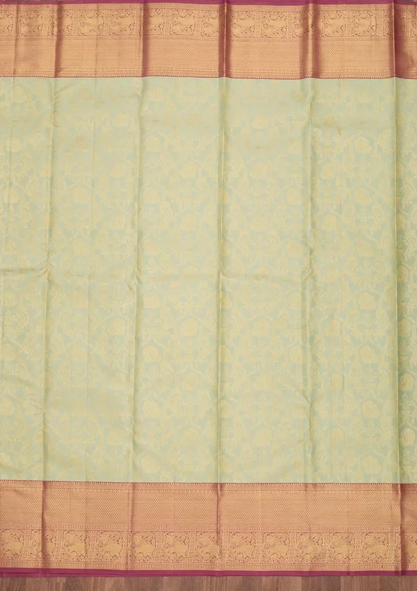 Sea_Green_Dharmavaram_Art_Silk_Saree