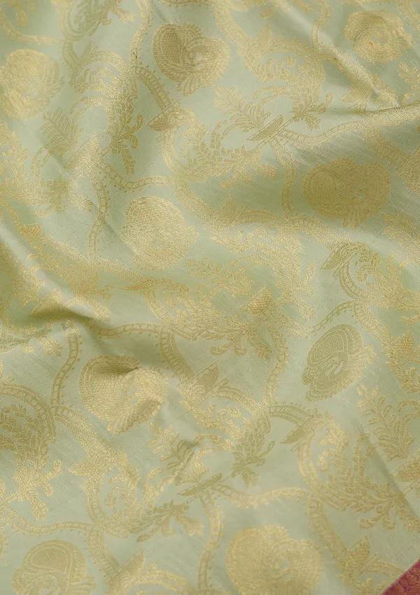 Sea_Green_Dharmavaram_Art_Silk_Saree