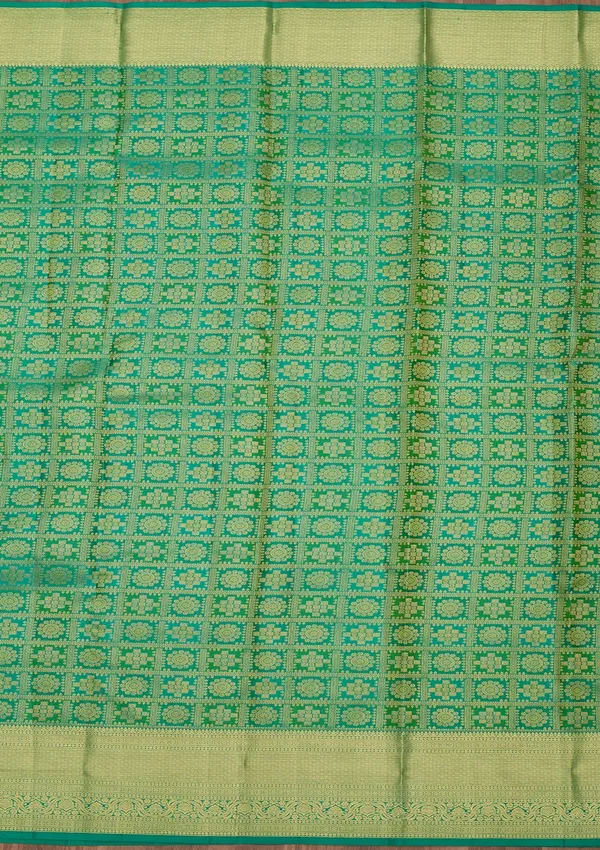 Green_Dharmavaram_Pure_Silk_Saree