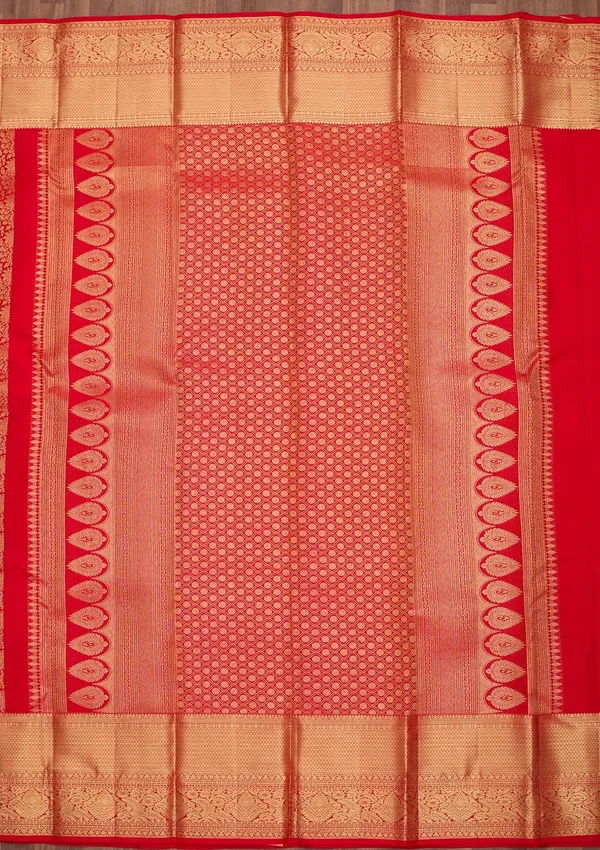 Red_Dharmavaram_Pure_Silk_Saree