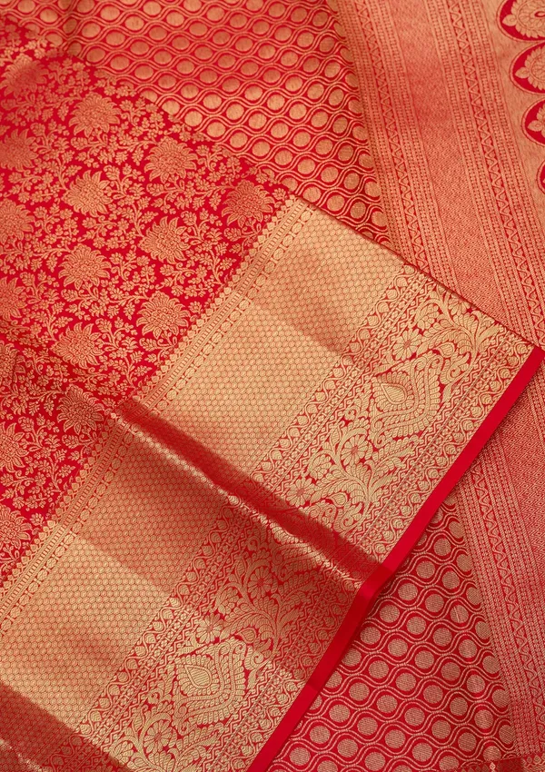 Red_Dharmavaram_Pure_Silk_Saree