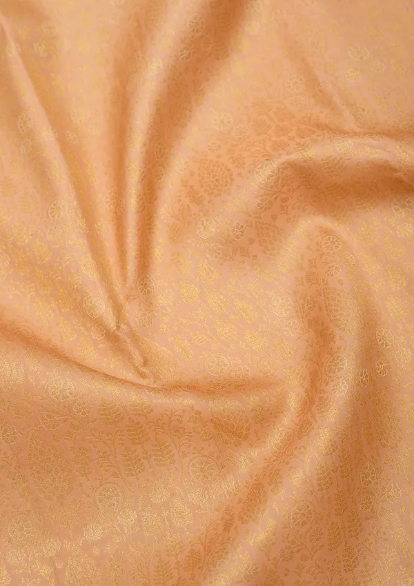 Peach_Dharmavaram_Art_Silk_Saree