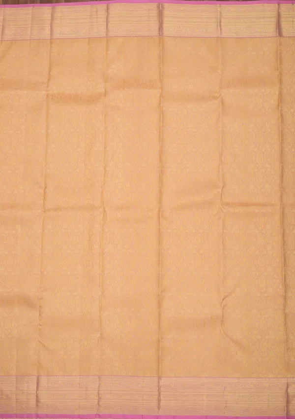 Peach_Dharmavaram_Art_Silk_Saree