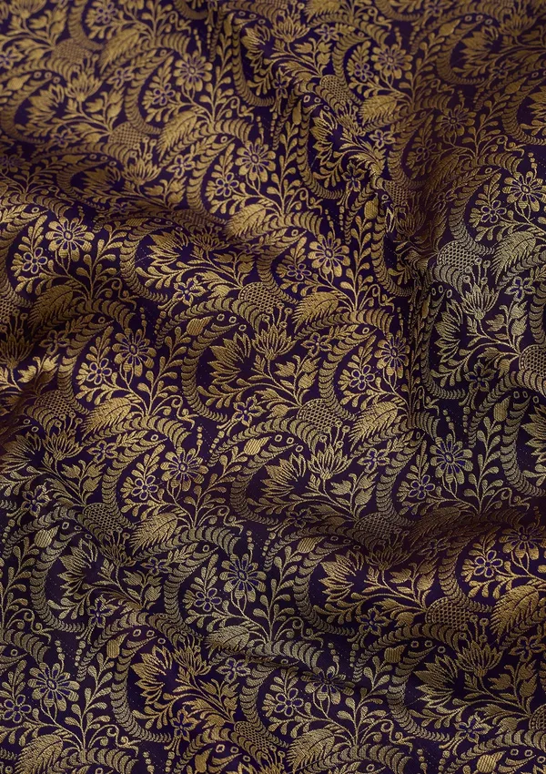 Purple_Dharmavaram_Art_Silk_Saree