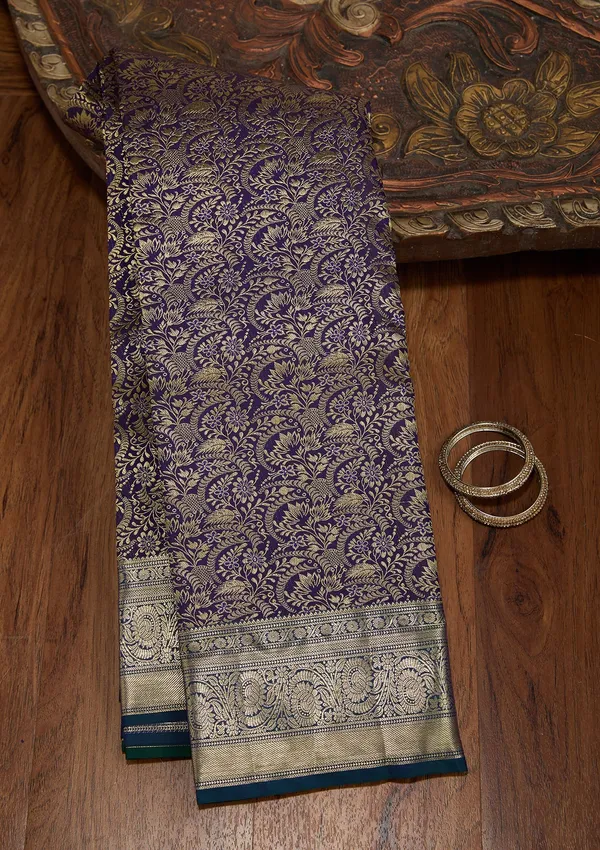 Purple_Dharmavaram_Art_Silk_Saree