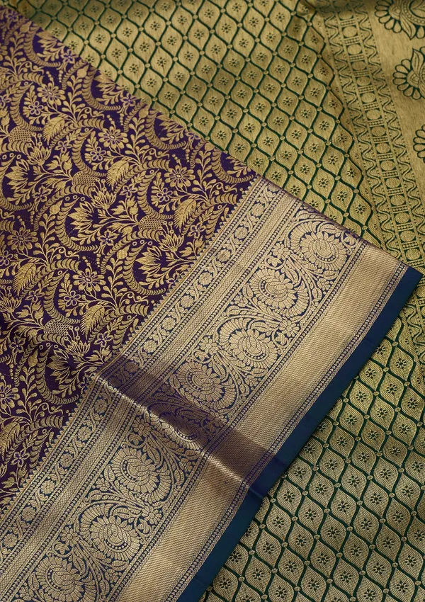 Purple_Dharmavaram_Art_Silk_Saree