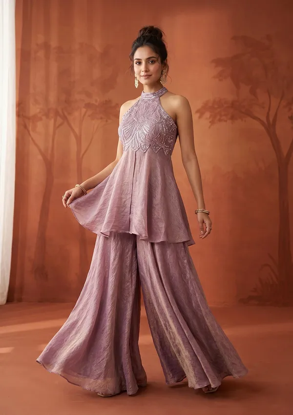 Mauve_Cutdana_Tissue_Readymade_Salwar_Suit