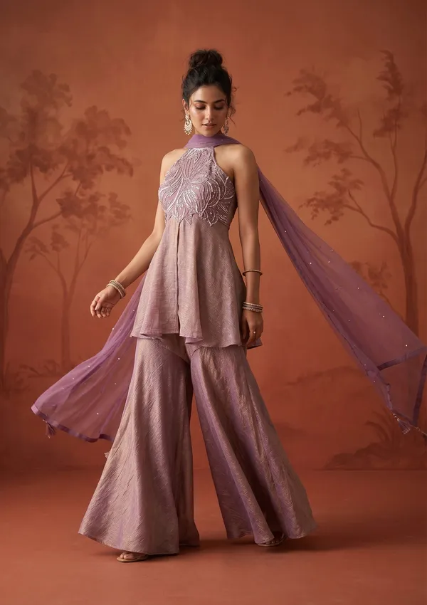 Mauve_Cutdana_Tissue_Readymade_Salwar_Suit