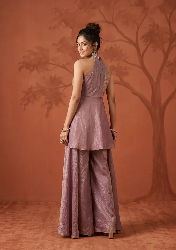Mauve_Cutdana_Tissue_Readymade_Salwar_Suit