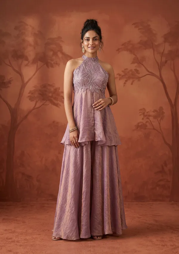 Mauve_Cutdana_Tissue_Readymade_Salwar_Suit
