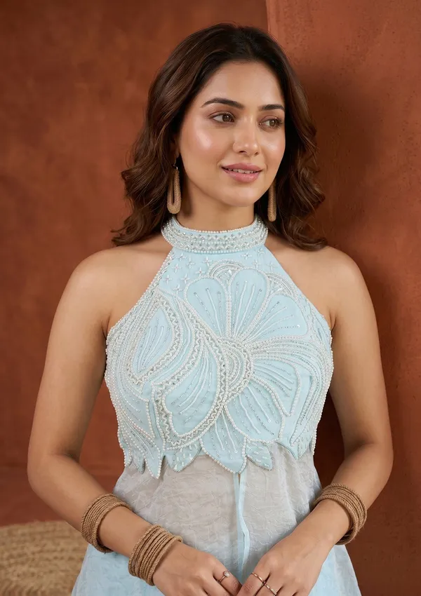 Sky_Blue_Cutdana_Tissue_Readymade_Salwar_Suit
