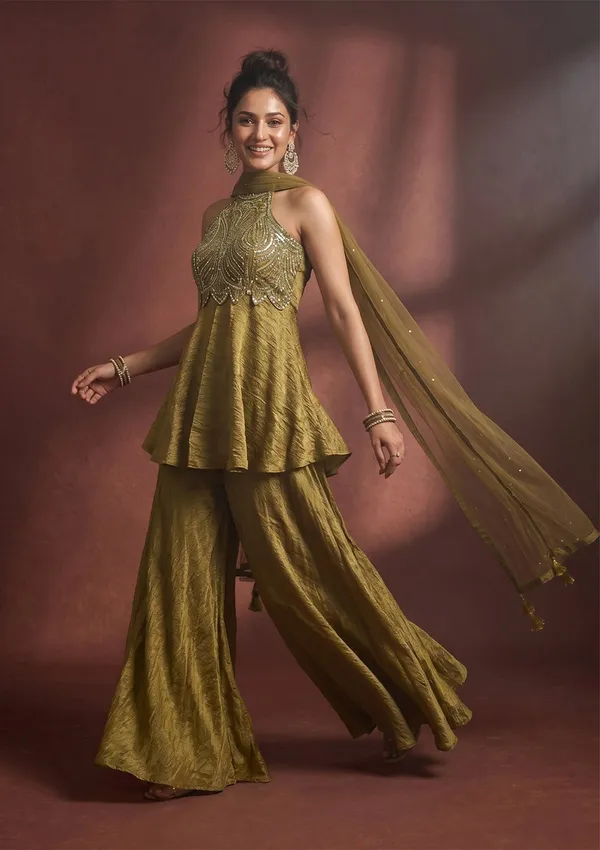 Mehendi_Cutdana_Tissue_Readymade_Salwar_Suit