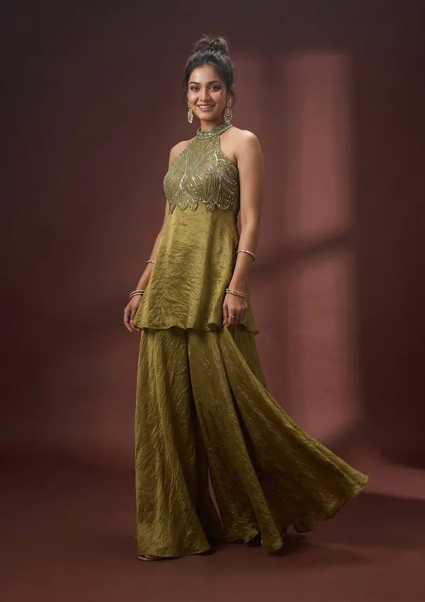 Mehendi_Cutdana_Tissue_Readymade_Salwar_Suit