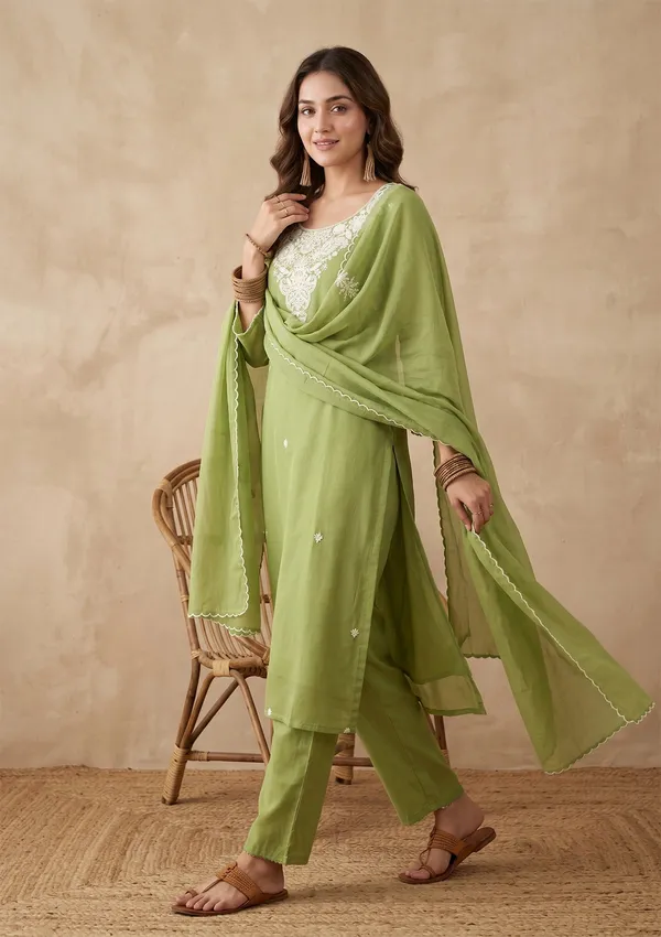 Pista_Green_Threadwork_Chanderi_Readymade_Salwar_Suit