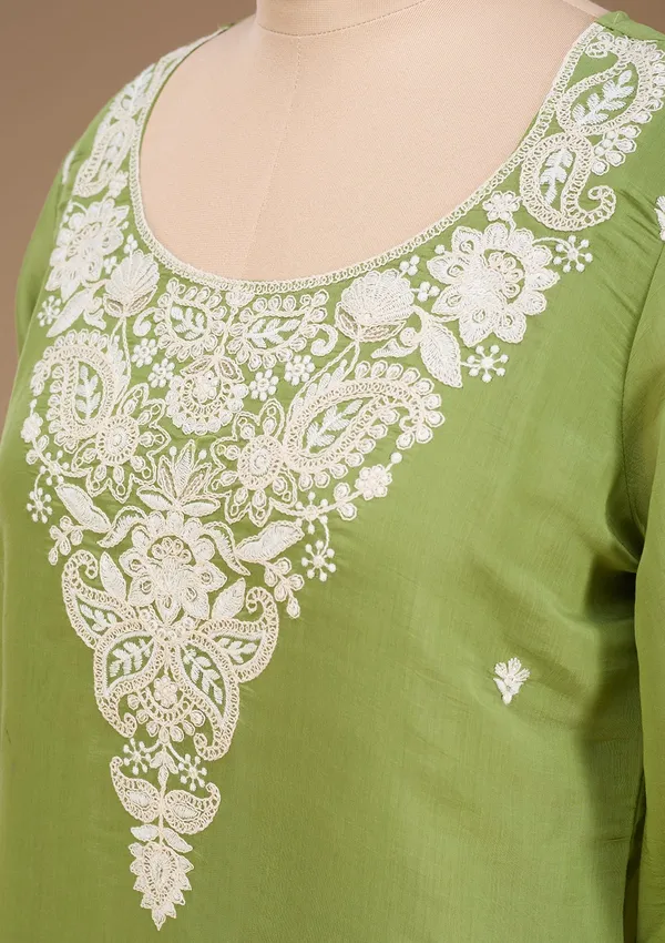 Pista_Green_Threadwork_Chanderi_Readymade_Salwar_Suit