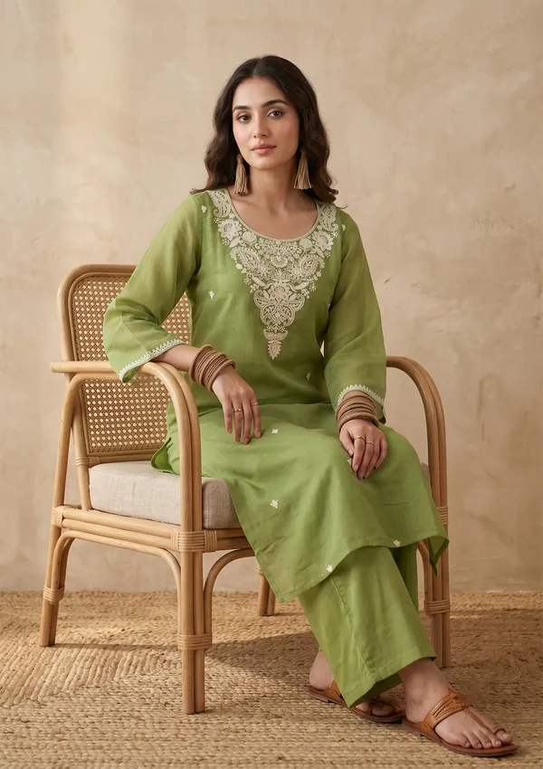 Pista_Green_Threadwork_Chanderi_Readymade_Salwar_Suit