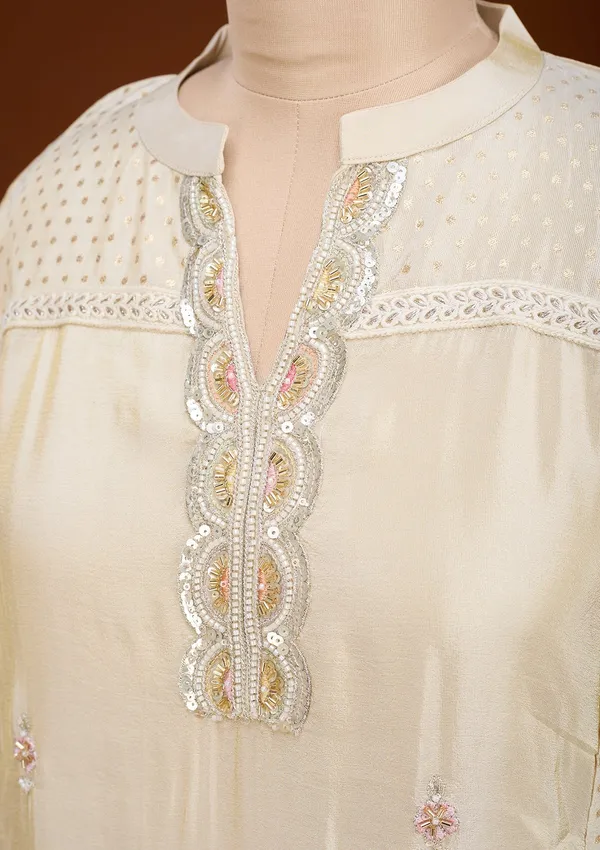 Cream_Cutdana_Tissue_Readymade_Salwar_Suit