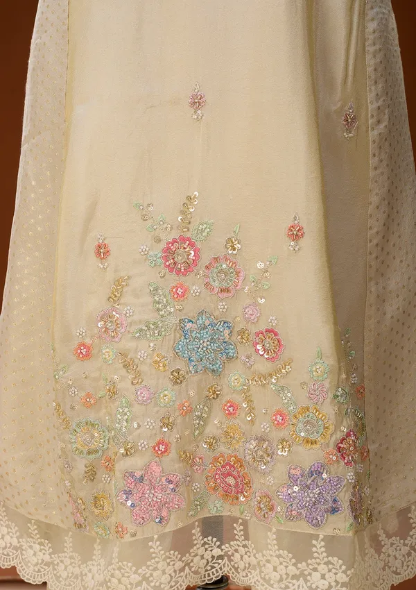 Cream_Cutdana_Tissue_Readymade_Salwar_Suit