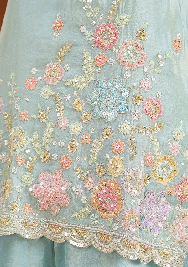Sky_Blue_Cutdana_Tissue_Readymade_Salwar_Suit