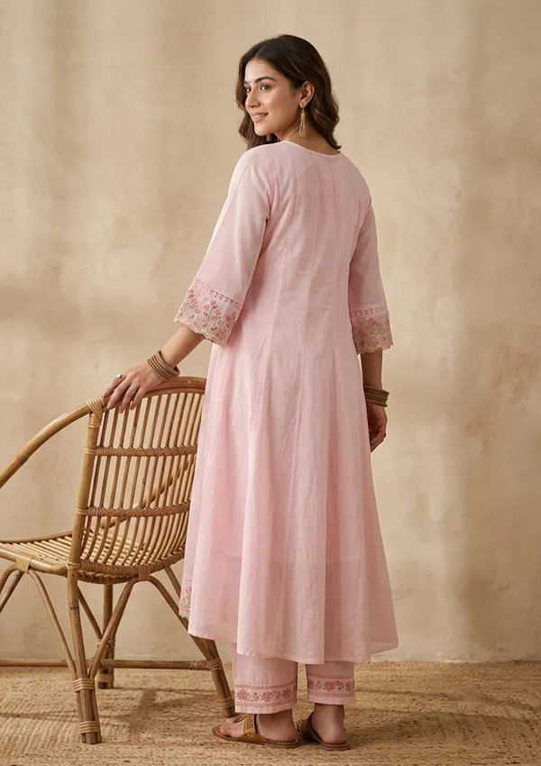 Baby_Pink_Threadwork_Cotton_Readymade_Salwar_Suit