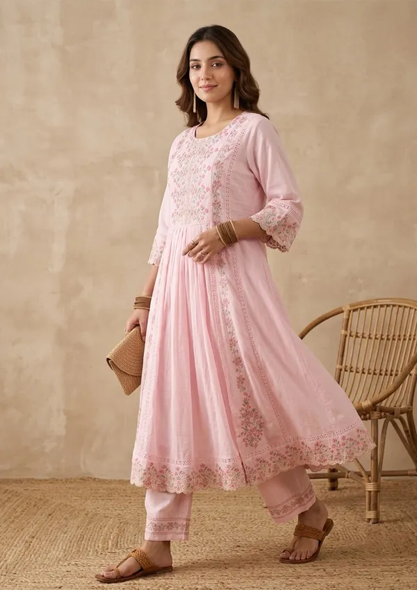 Baby_Pink_Threadwork_Cotton_Readymade_Salwar_Suit