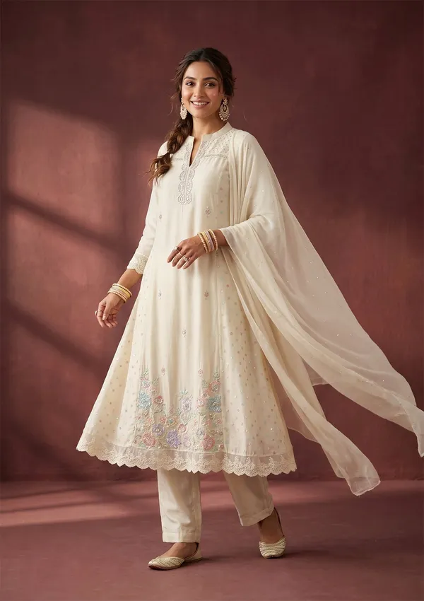 Cream_Cutdana_Tissue_Readymade_Salwar_Suit