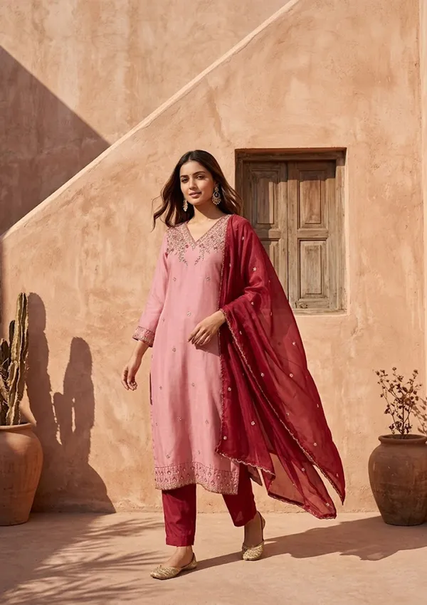Onion_Pink_Threadwork_Semi_Crepe_Readymade_Salwar_Suit