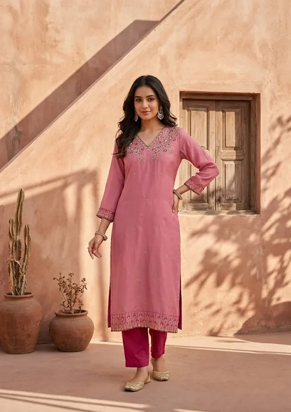 Onion_Pink_Threadwork_Semi_Crepe_Readymade_Salwar_Suit