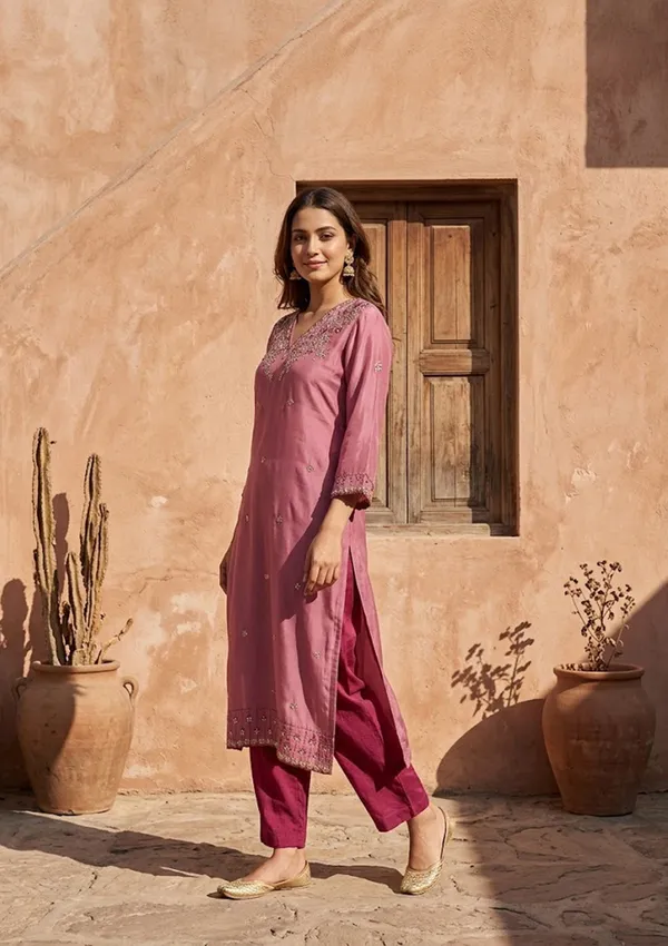 Onion_Pink_Threadwork_Semi_Crepe_Readymade_Salwar_Suit