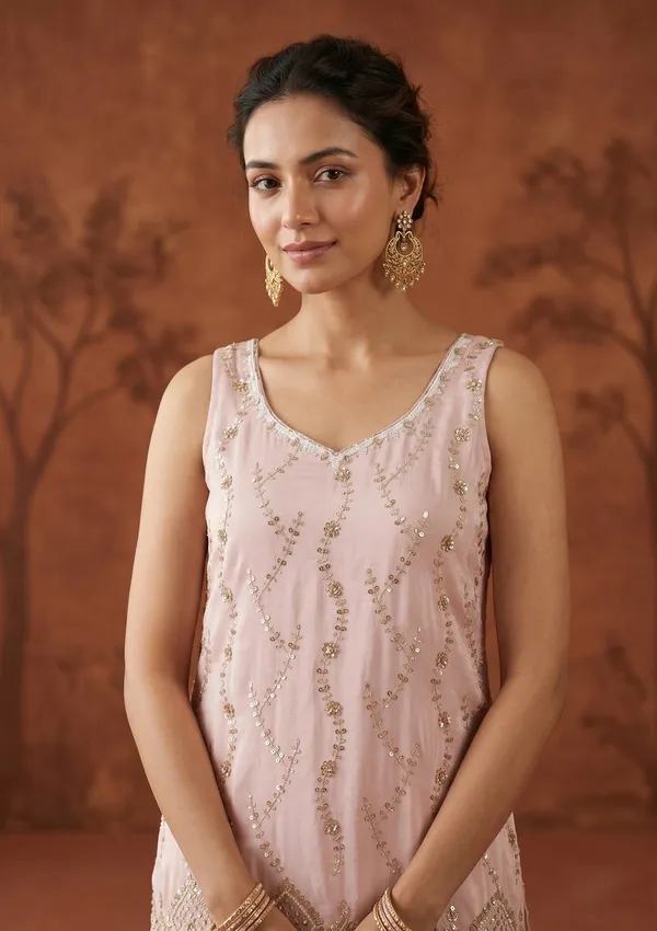 Baby_Pink_Cutdana_Tissue_Readymade_Salwar_Suit