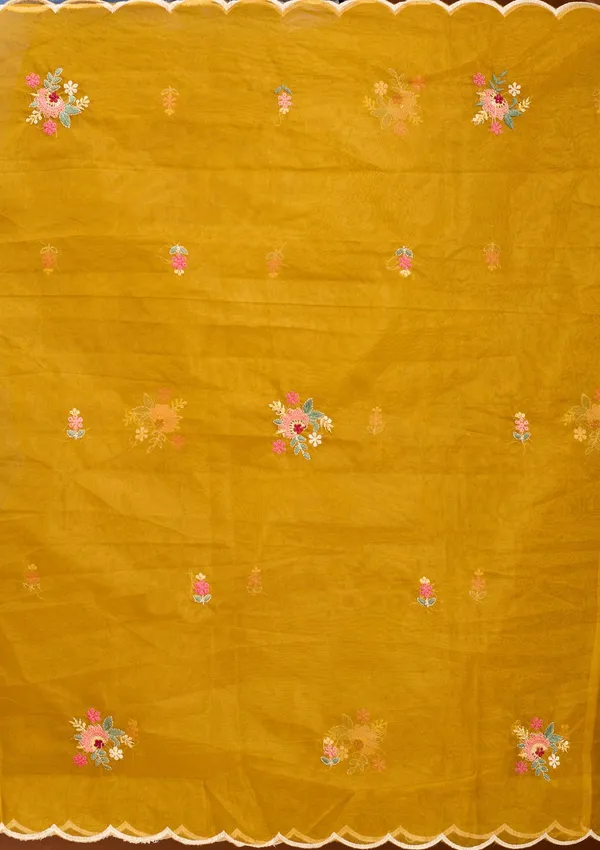 Mustard_Threadwork_Art_Silk_Readymade_Salwar_Suit