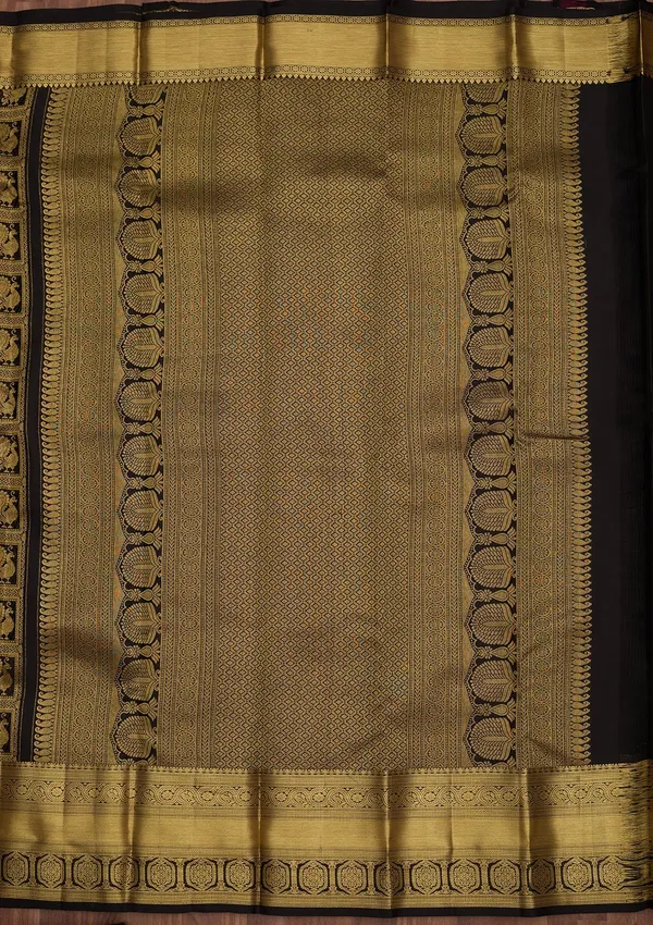 Black_Dharmavaram_Pure_Silk_Saree