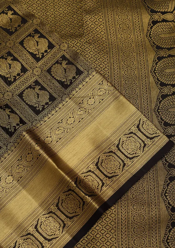 Black_Dharmavaram_Pure_Silk_Saree