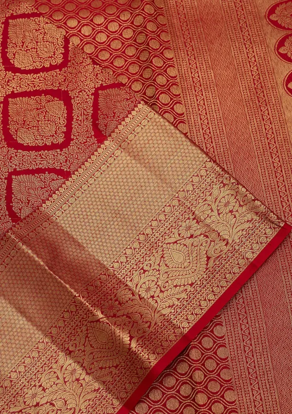Red_Dharmavaram_Pure_Silk_Saree