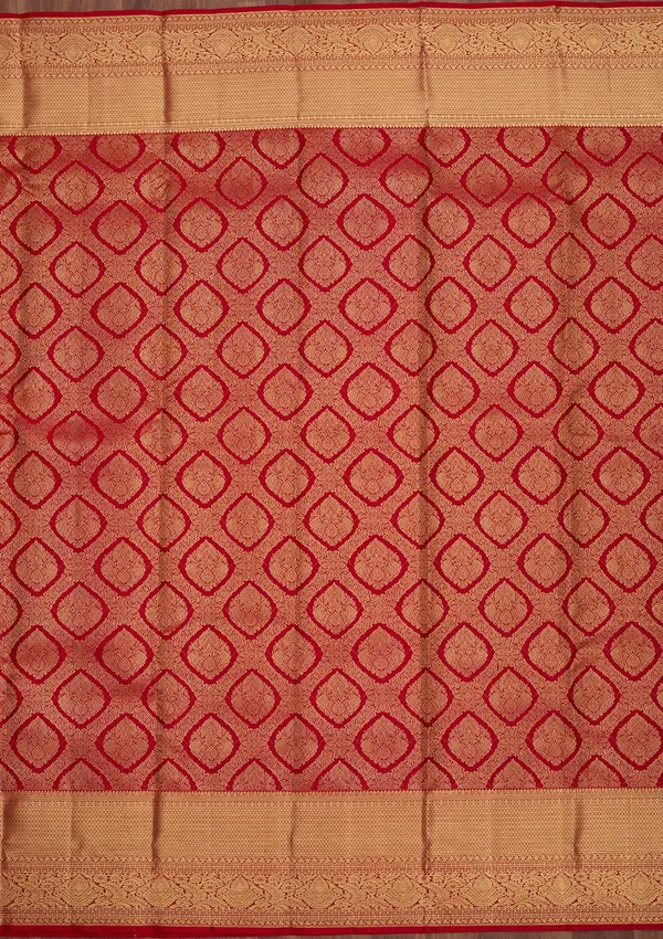 Red_Dharmavaram_Pure_Silk_Saree