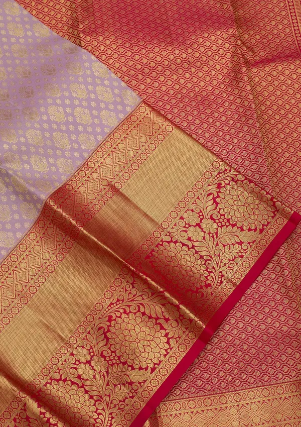 Lavender_Dharmavaram_Art_Silk_Saree