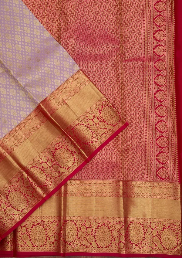 Lavender_Dharmavaram_Art_Silk_Saree
