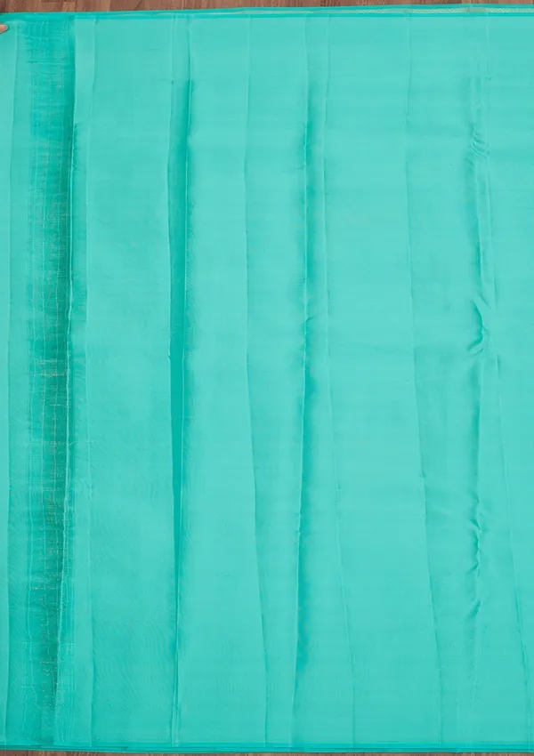 Sea_Green_Dharmavaram_Pure_Silk_Saree