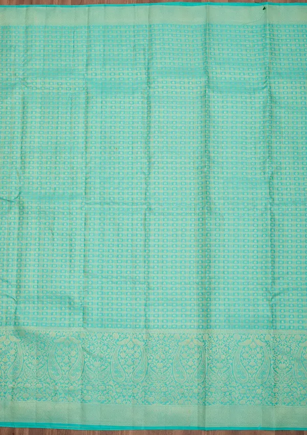 Sea_Green_Dharmavaram_Pure_Silk_Saree