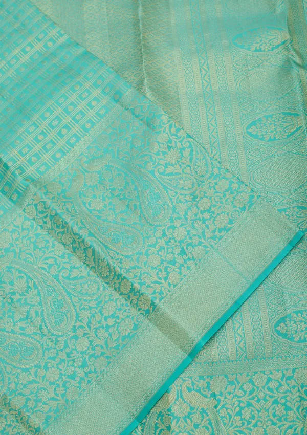 Sea_Green_Dharmavaram_Pure_Silk_Saree