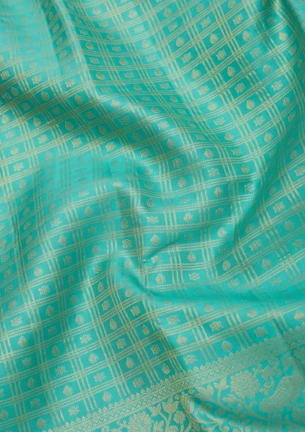 Sea_Green_Dharmavaram_Pure_Silk_Saree