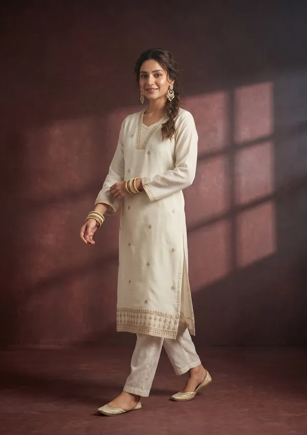 Off_White_Zariwork_Gold_Chanderi_Readymade_Salwar_Suit