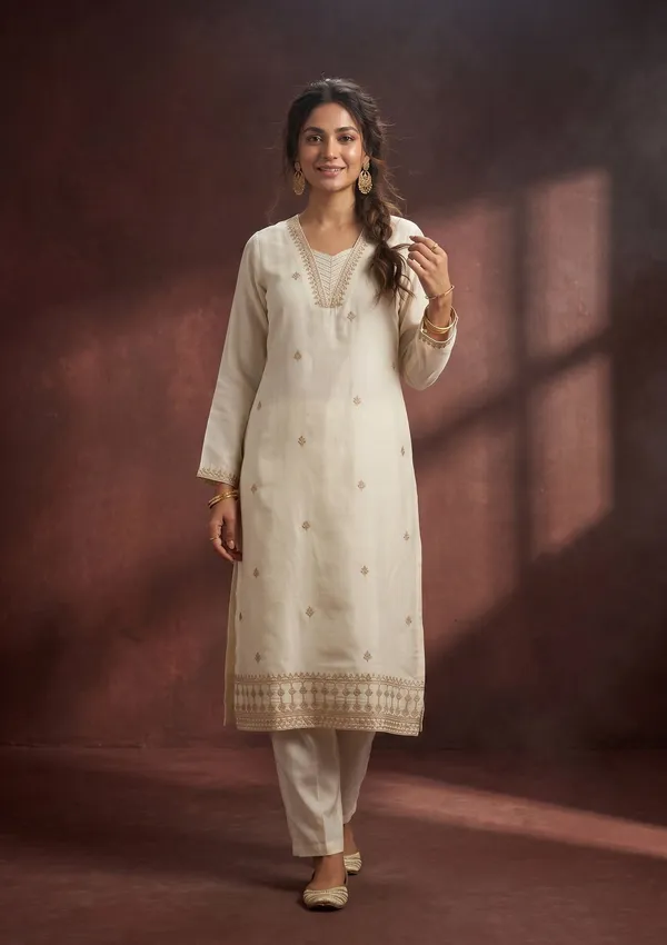 Off_White_Zariwork_Gold_Chanderi_Readymade_Salwar_Suit